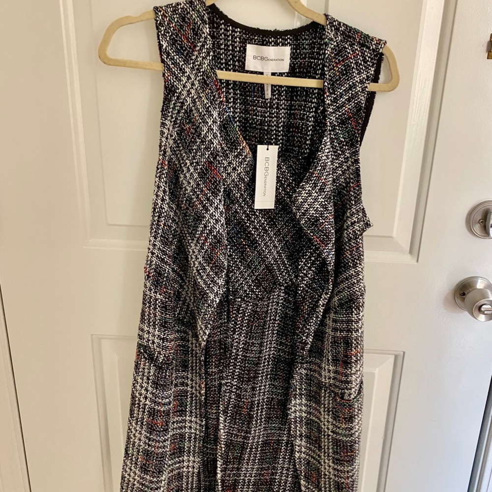 BCBGeneration Women’s Patches Long Vest